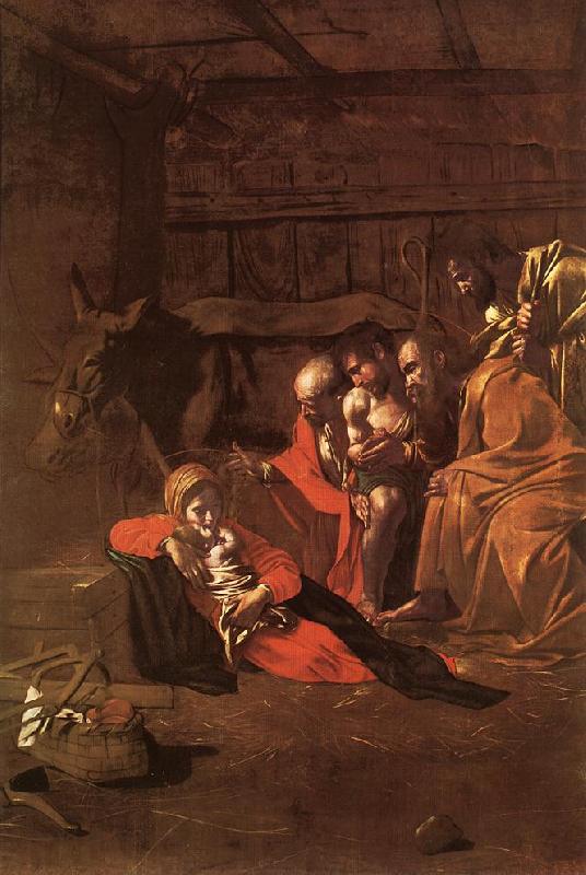 Caravaggio Adoration of the Shepherds fg Sweden oil painting art