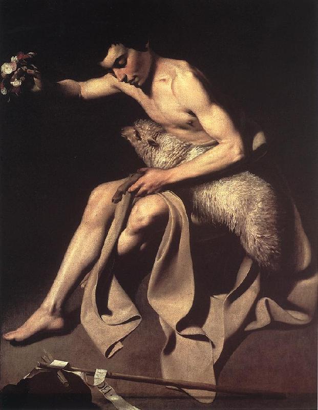 Caravaggio St. John the Baptist Sweden oil painting art