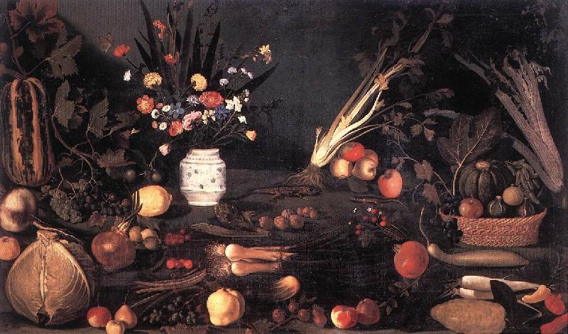 Caravaggio Still-Life with Flowers and Fruit g Sweden oil painting art