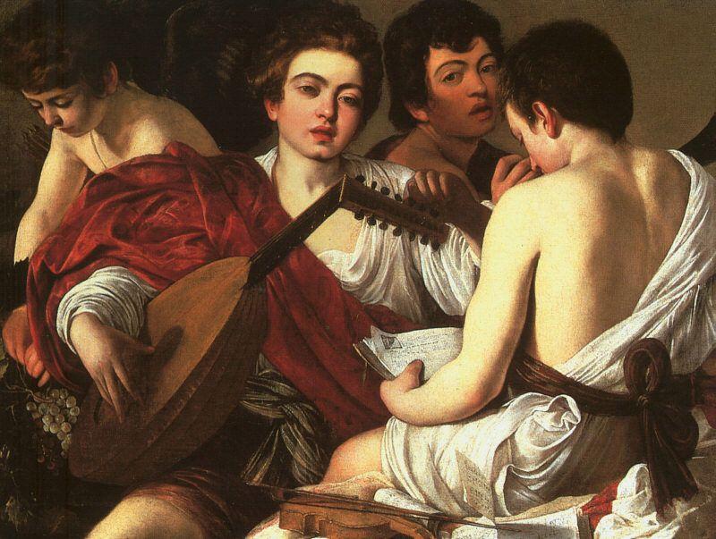 Caravaggio The Concert  The Musicians Sweden oil painting art
