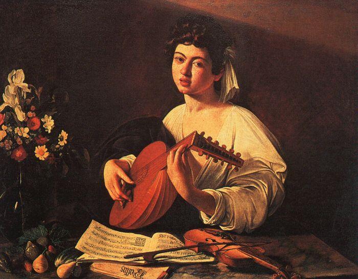 Caravaggio Lute Player5 Sweden oil painting art