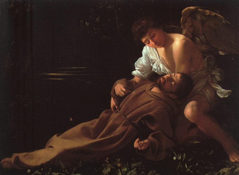 Caravaggio St.Francis in Ecstasy Sweden oil painting art