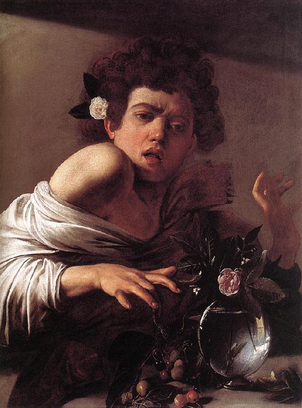 Caravaggio Boy Bitten by a Lizard f oil painting image