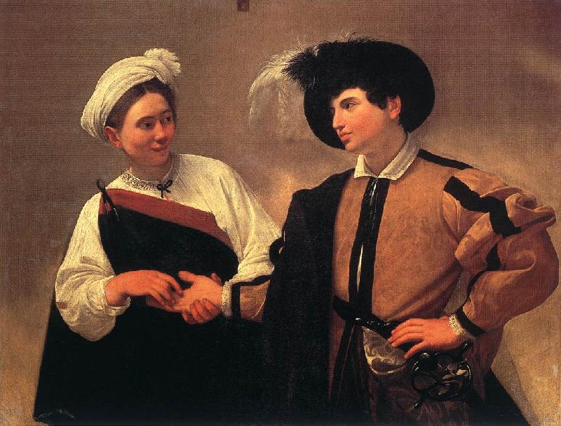 Caravaggio The Fortune Teller vf oil painting image