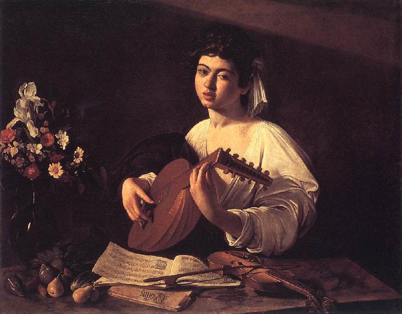 Caravaggio Lute Player f Sweden oil painting art