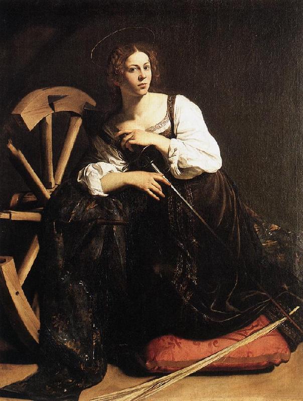 Caravaggio St Catherine of Alexandria fdf oil painting image