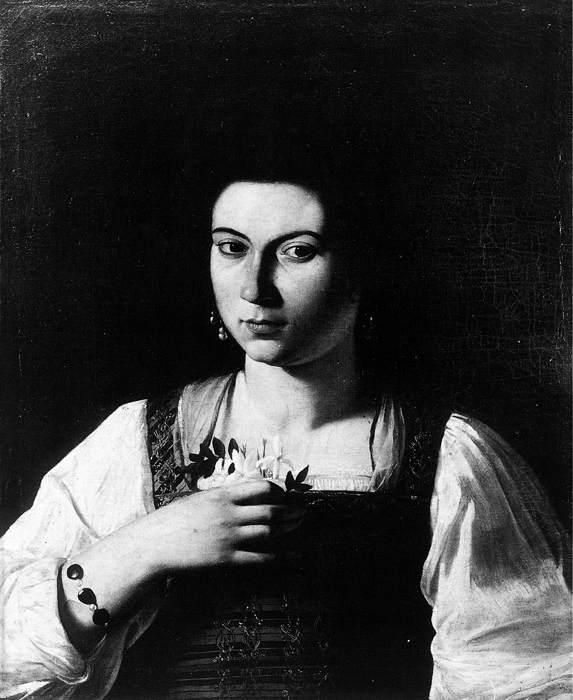 Caravaggio Portrait of a Courtesan fg Sweden oil painting art