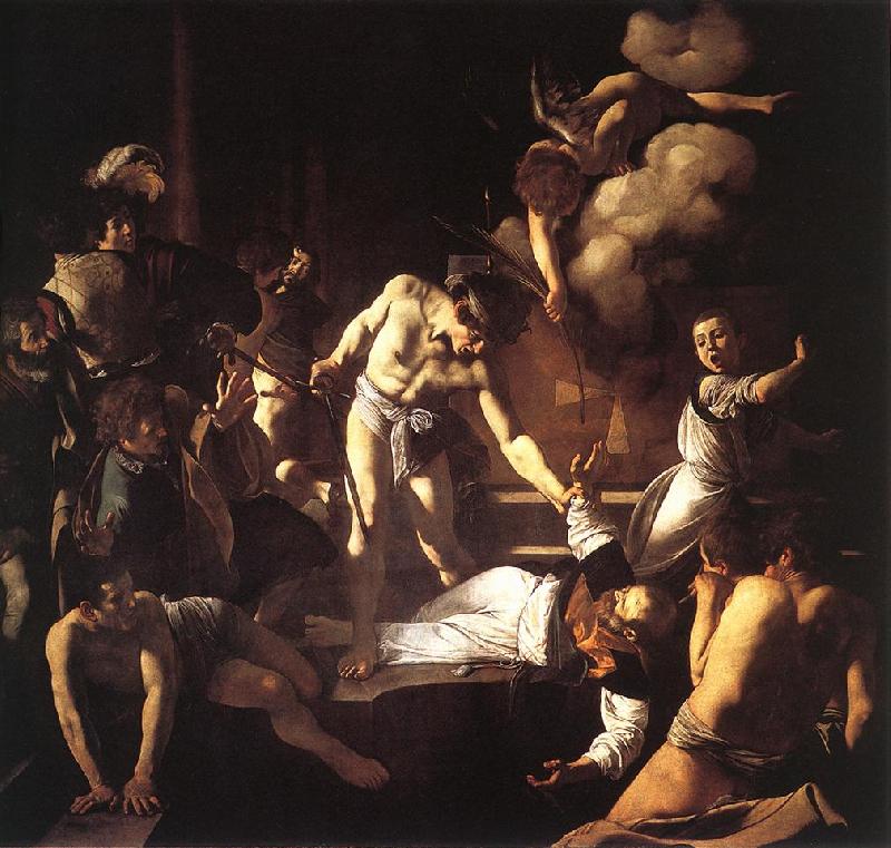 Caravaggio The Martyrdom of St Matthew Sweden oil painting art