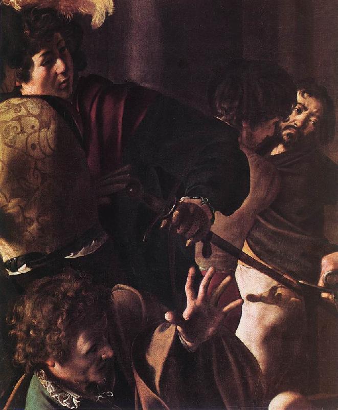 Caravaggio The Martyrdom of St Matthew (detail) fg Sweden oil painting art