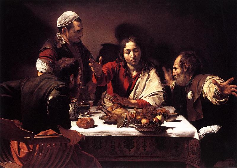 Caravaggio Supper at Emmaus gg oil painting image
