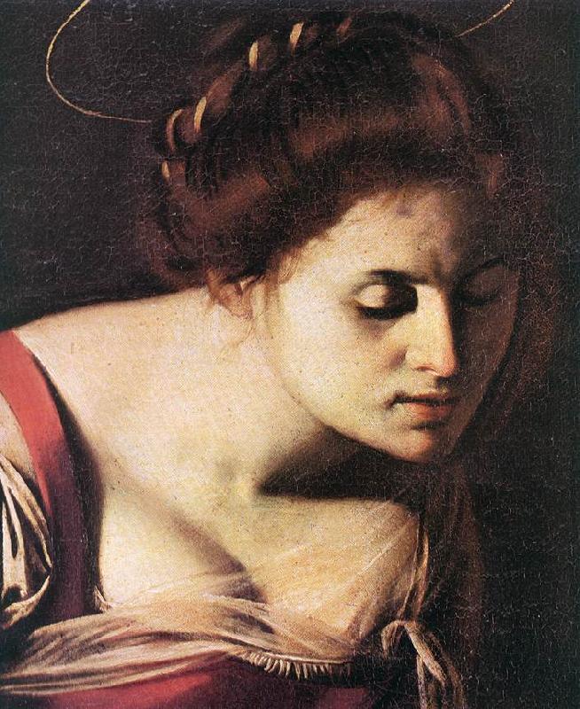 Caravaggio Madonna Palafrenieri (detail) f Sweden oil painting art