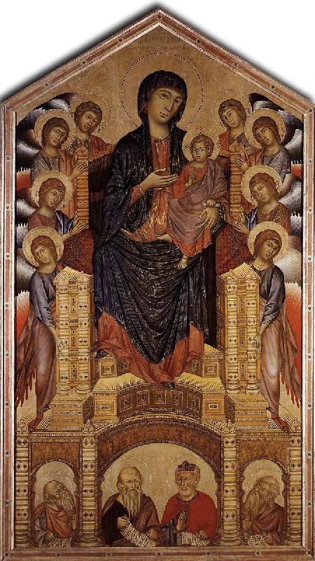 Cimabue The Madonna in Majesty (Maesta) fgh Sweden oil painting art
