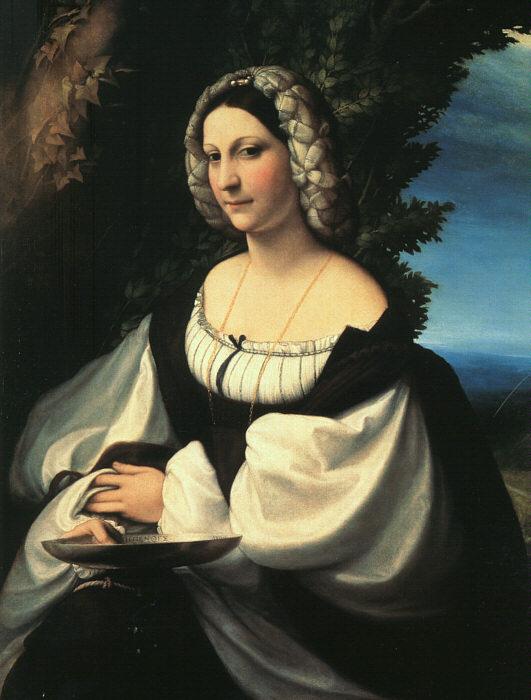 Correggio Portrait of a Gentlewoman Sweden oil painting art