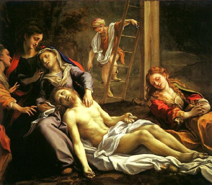 Correggio Deposition oil painting picture