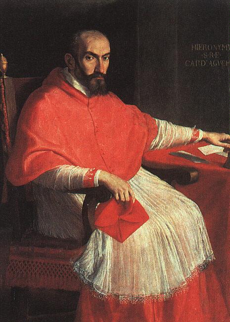 Domenichino Portrait of Cardinal Agucchi sw oil painting image