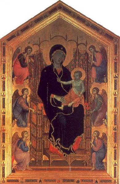 Duccio The Rucellai Madonna Sweden oil painting art