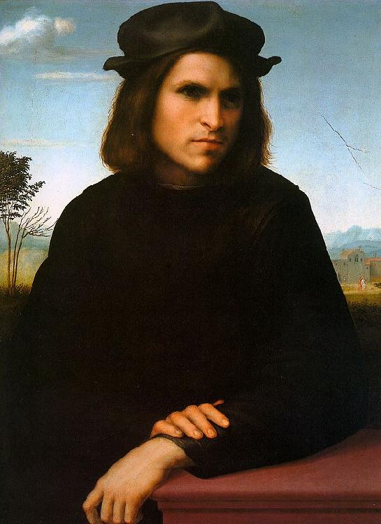 FRANCIABIGIO Portrait of a Man dsh oil painting image