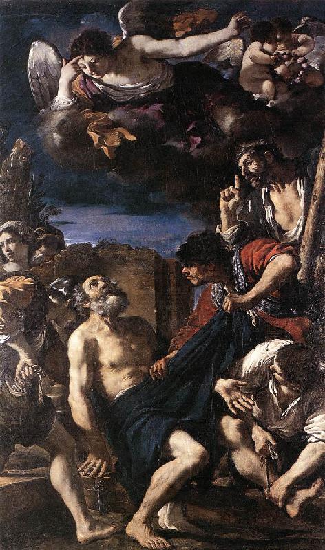 GUERCINO The Martyrdom of St Peter  jg Sweden oil painting art
