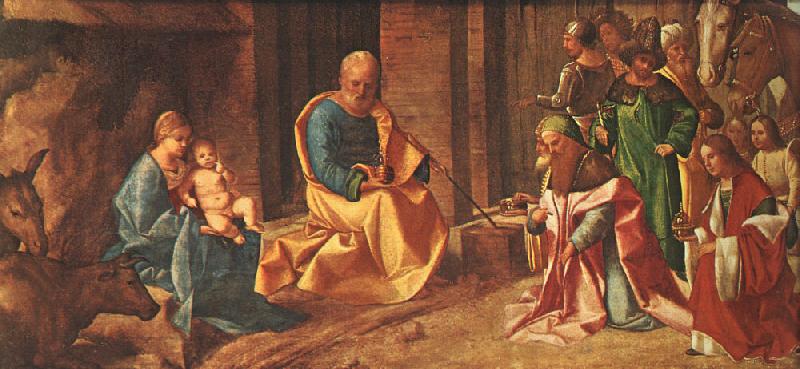 Giorgione Adoration of the Magi Sweden oil painting art
