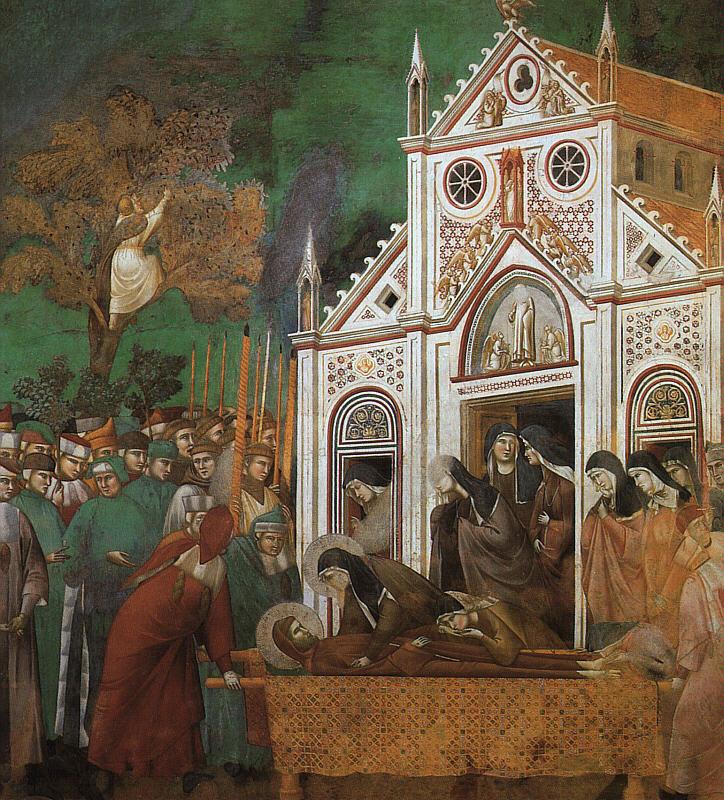 Giotto St.Francis Mourned by St.Clare oil painting picture