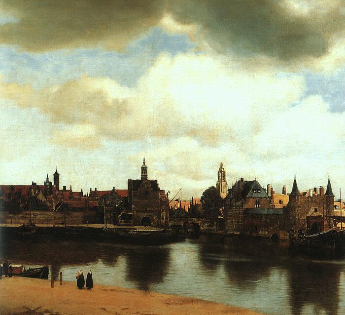 JanVermeer View of Delft Sweden oil painting art