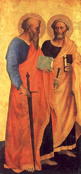 Masolino Saint Peter and Saint Paul oil painting image