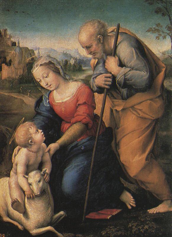 Raphael The Holy Family with a Lamb Sweden oil painting art