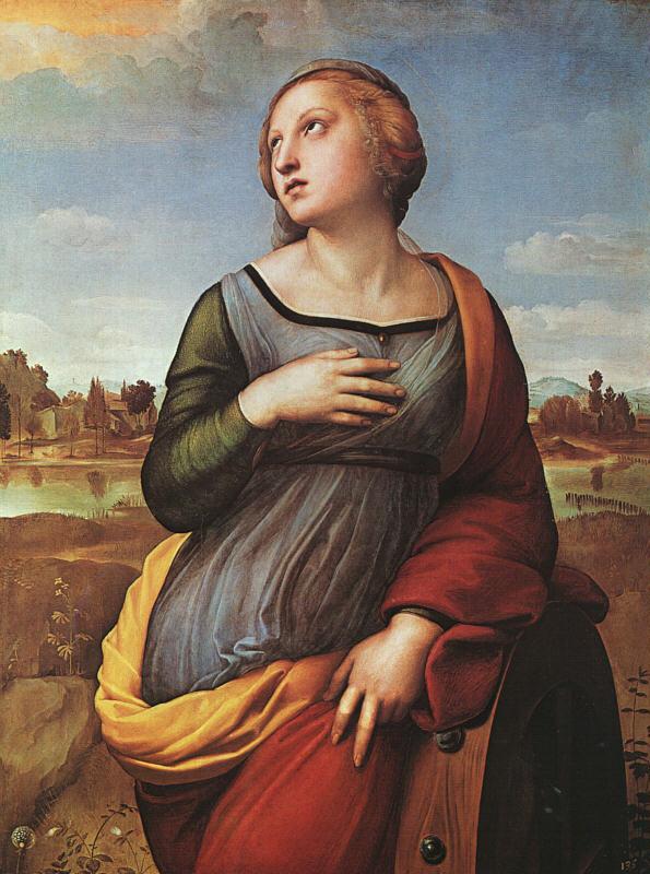 Raphael St.Catherine of Alexandria Sweden oil painting art