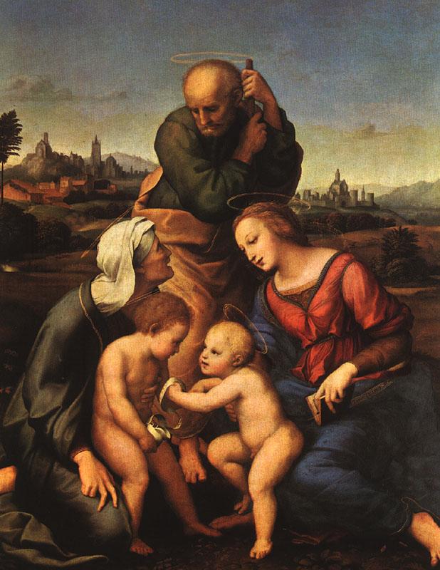 Raphael The Canigiani Holy Family Sweden oil painting art