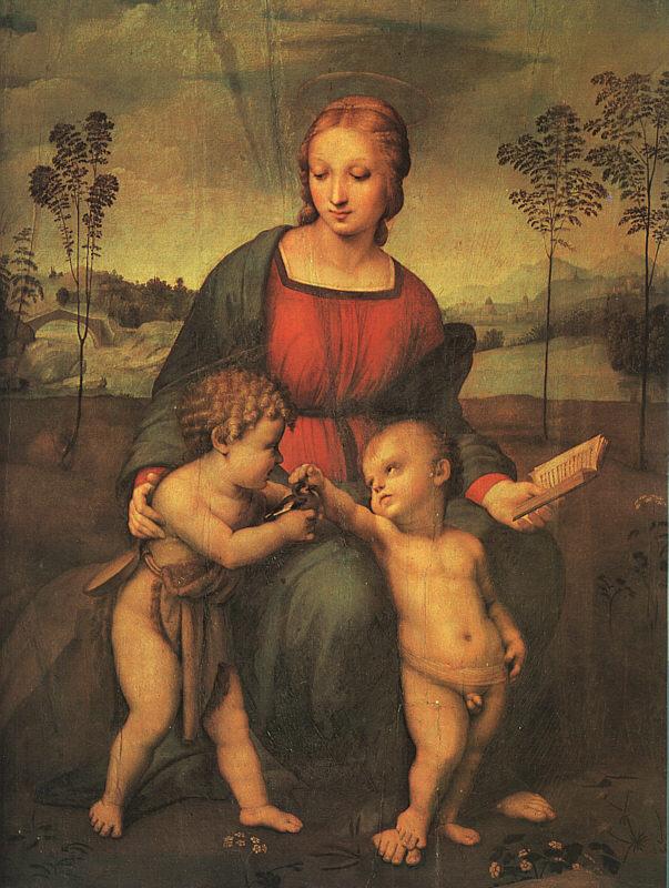 Raphael Madonna of the Goldfinch oil painting image