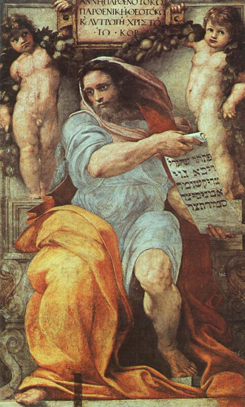 Raphael The Prophet Isaiah Sweden oil painting art