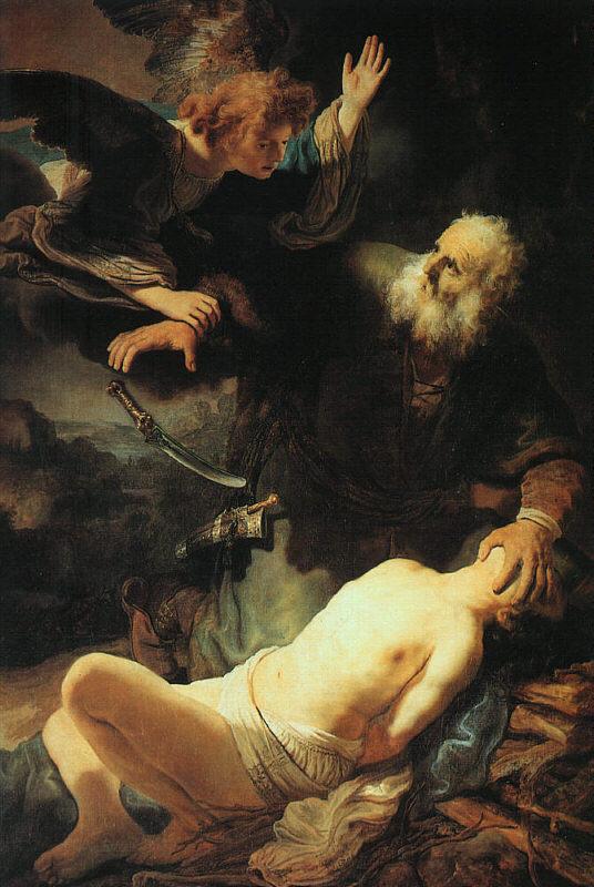 Rembrandt The Sacrifice of Isaac oil painting image