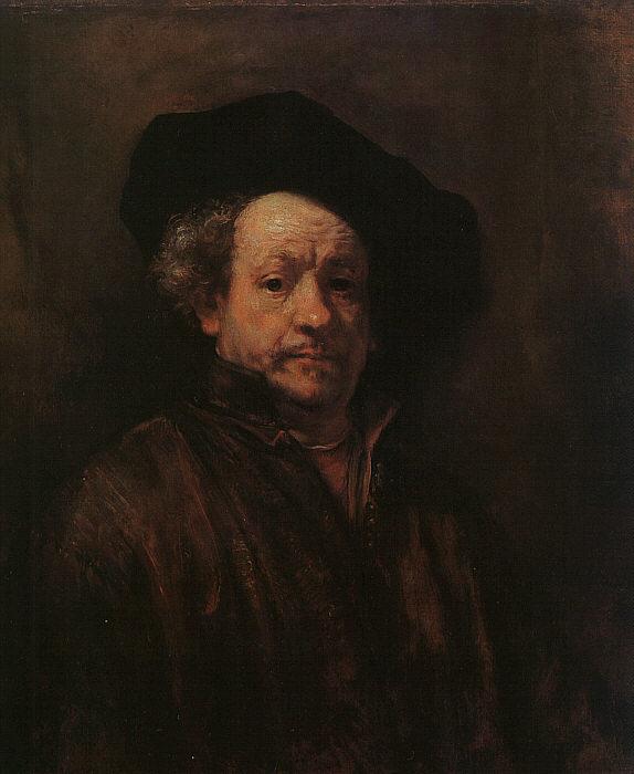 Rembrandt Self Portrait Sweden oil painting art