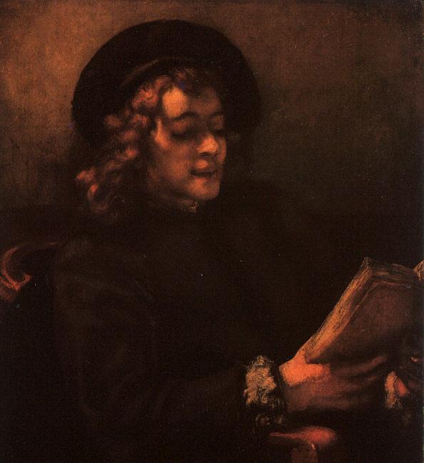 Rembrandt Portrait of Titus Sweden oil painting art