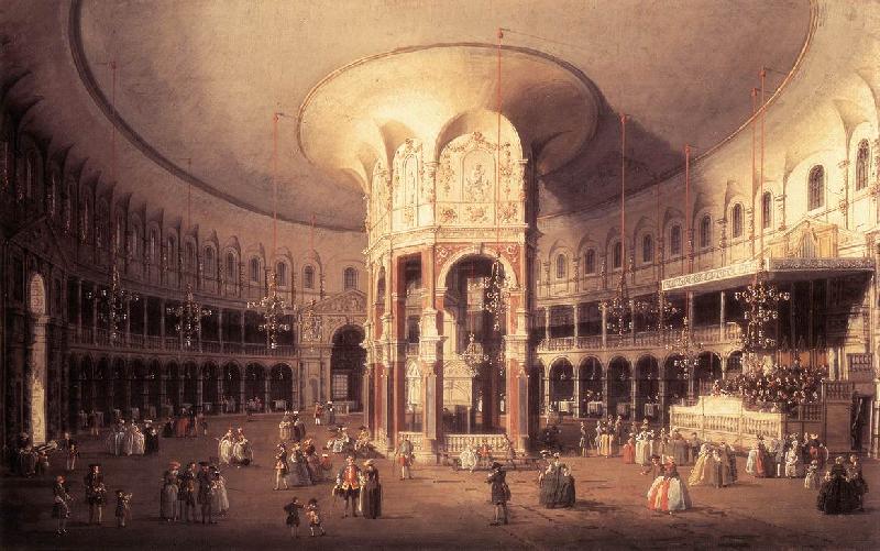 Canaletto London: Ranelagh, Interior of the Rotunda vf Sweden oil painting art