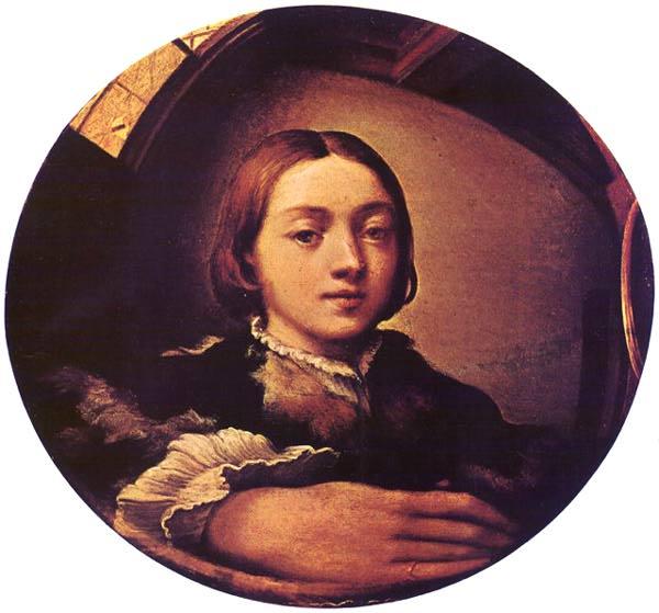 PARMIGIANINO Self-portrait in a Convex Mirror a Sweden oil painting art