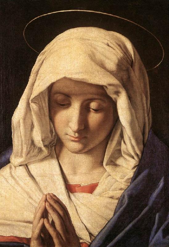 SASSOFERRATO Madonna in Prayer sr Sweden oil painting art