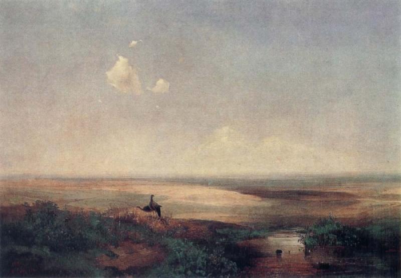 A.K.Cabpacob The Plain in the daytime oil painting image