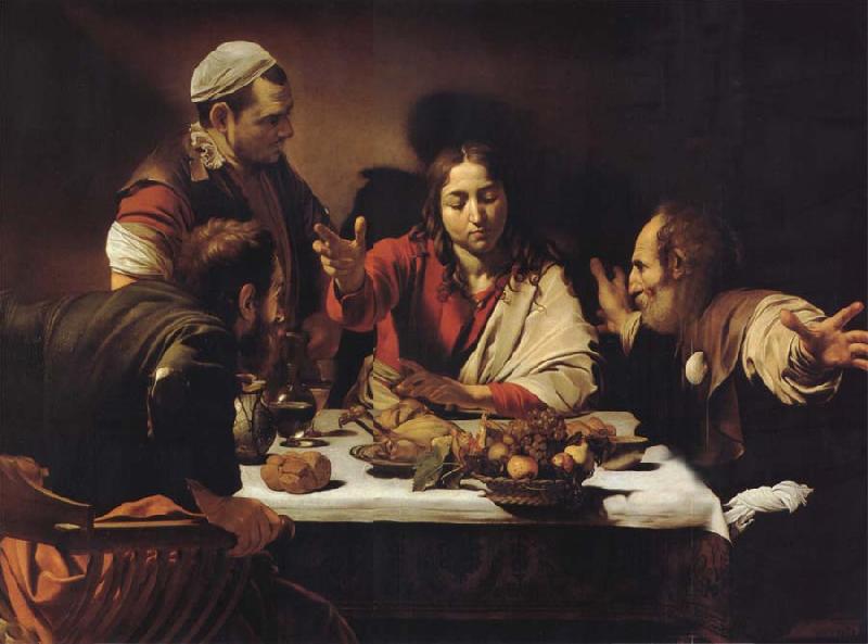 Caravaggio The Supper at Emmaus Sweden oil painting art