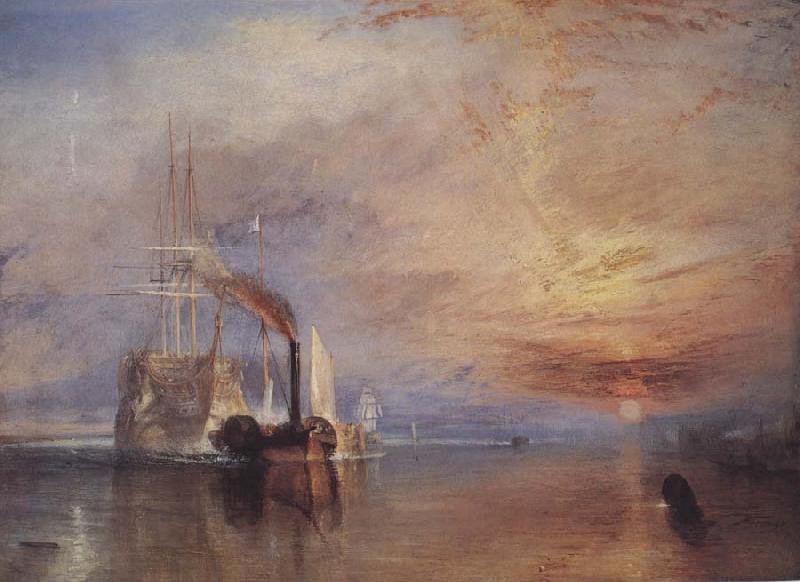 J.M.W.Turner The Fighting Temeraire,Tugged to her Last Berth to be broken up Sweden oil painting art