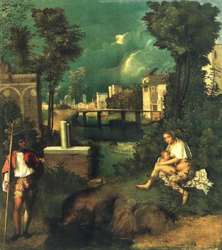 Giorgione The storm oil painting image