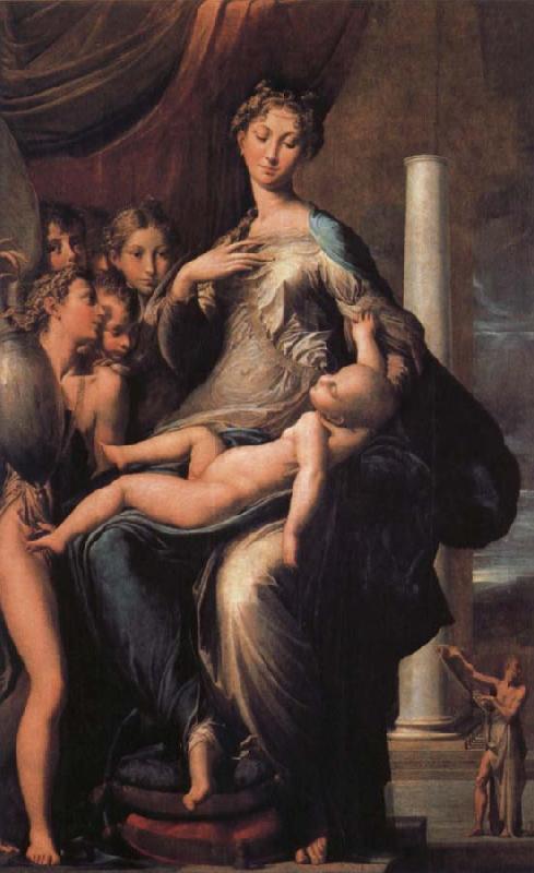 PARMIGIANINO Madonna with Long Neck Sweden oil painting art