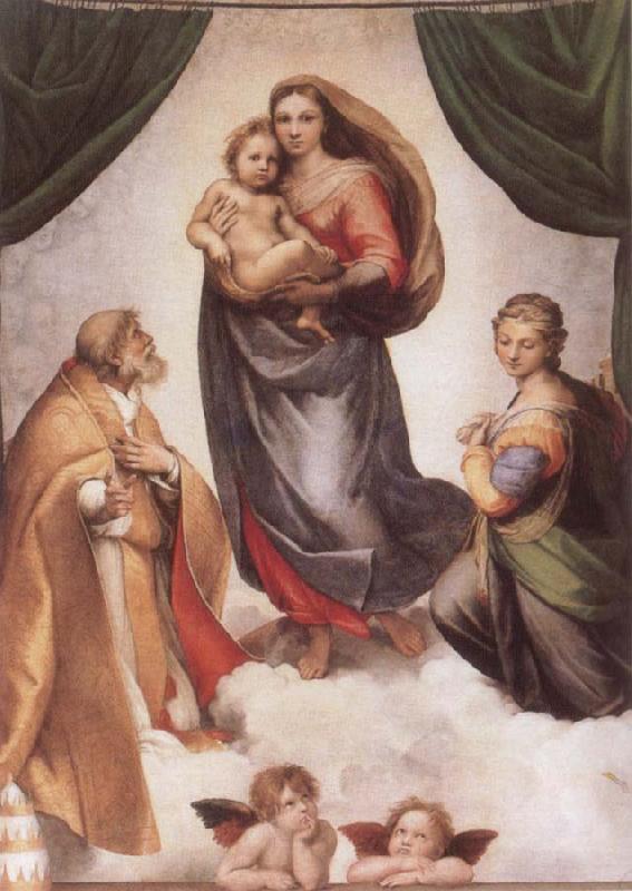 Raphael Sisting Madonna oil painting image