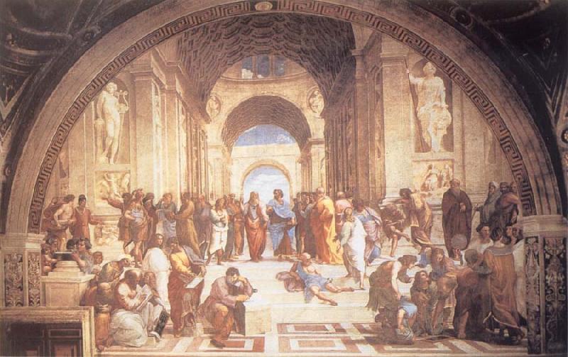 Raphael THe School of Athens Sweden oil painting art