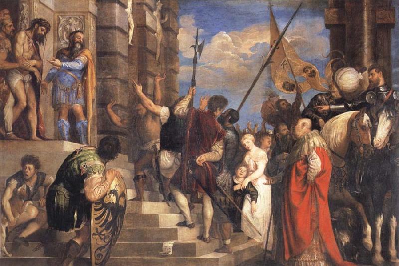 Titian Ecce homo Sweden oil painting art