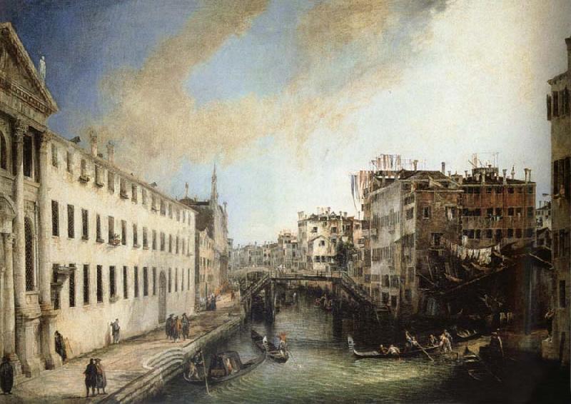 Canaletto Rio dei Mendicanti Sweden oil painting art