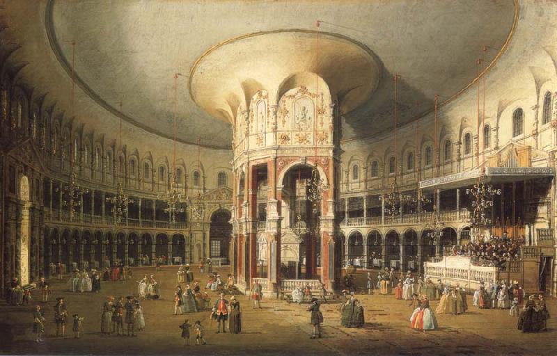 Canaletto London Interior of the Rotunda at Ranelagh Sweden oil painting art