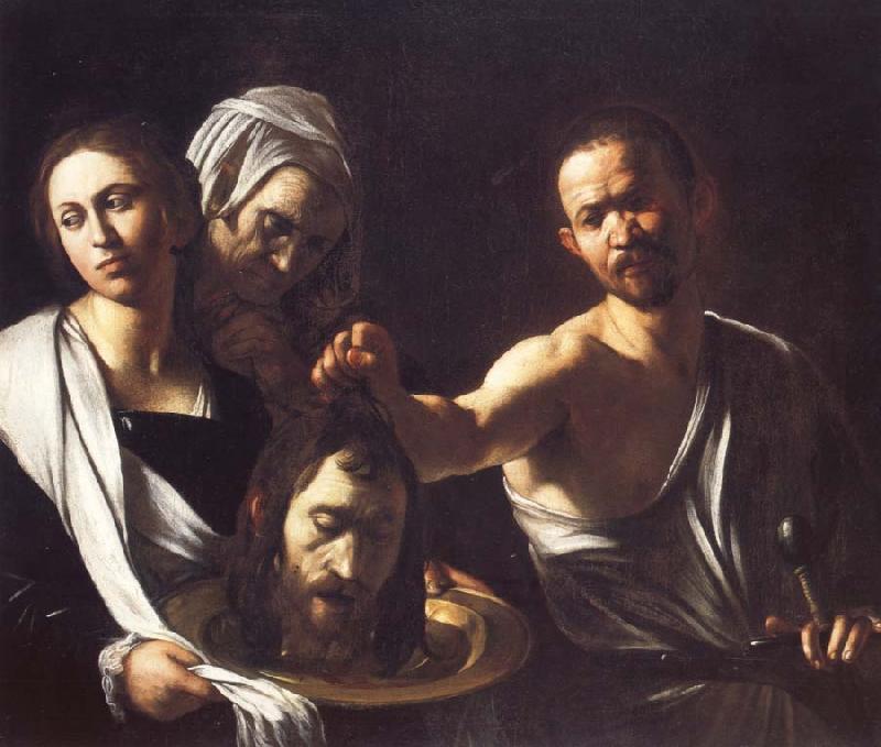 Caravaggio Salome Receives the Head of Saint John the Baptist Sweden oil painting art