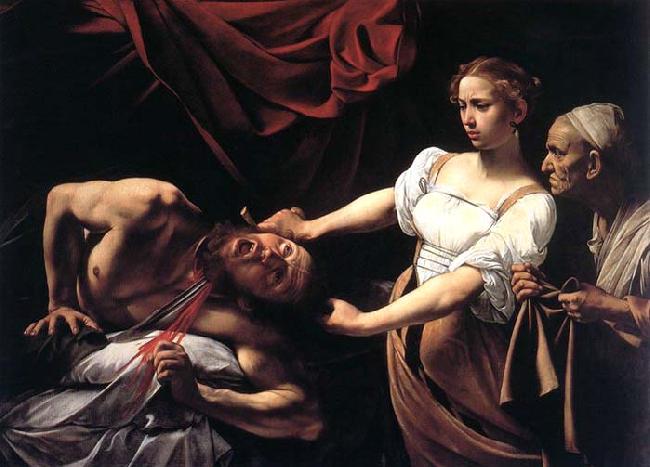 Caravaggio Judith Beheading Holofernes Sweden oil painting art