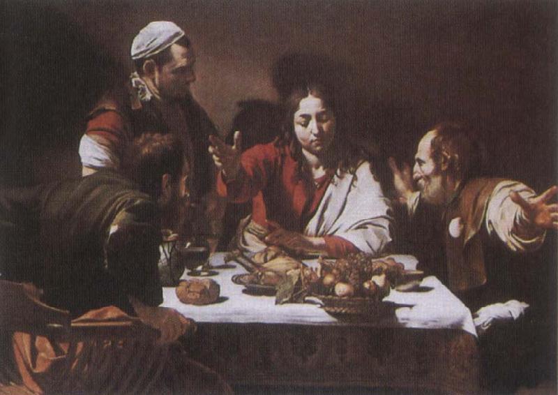Caravaggio The Supper at Emmaus oil painting image